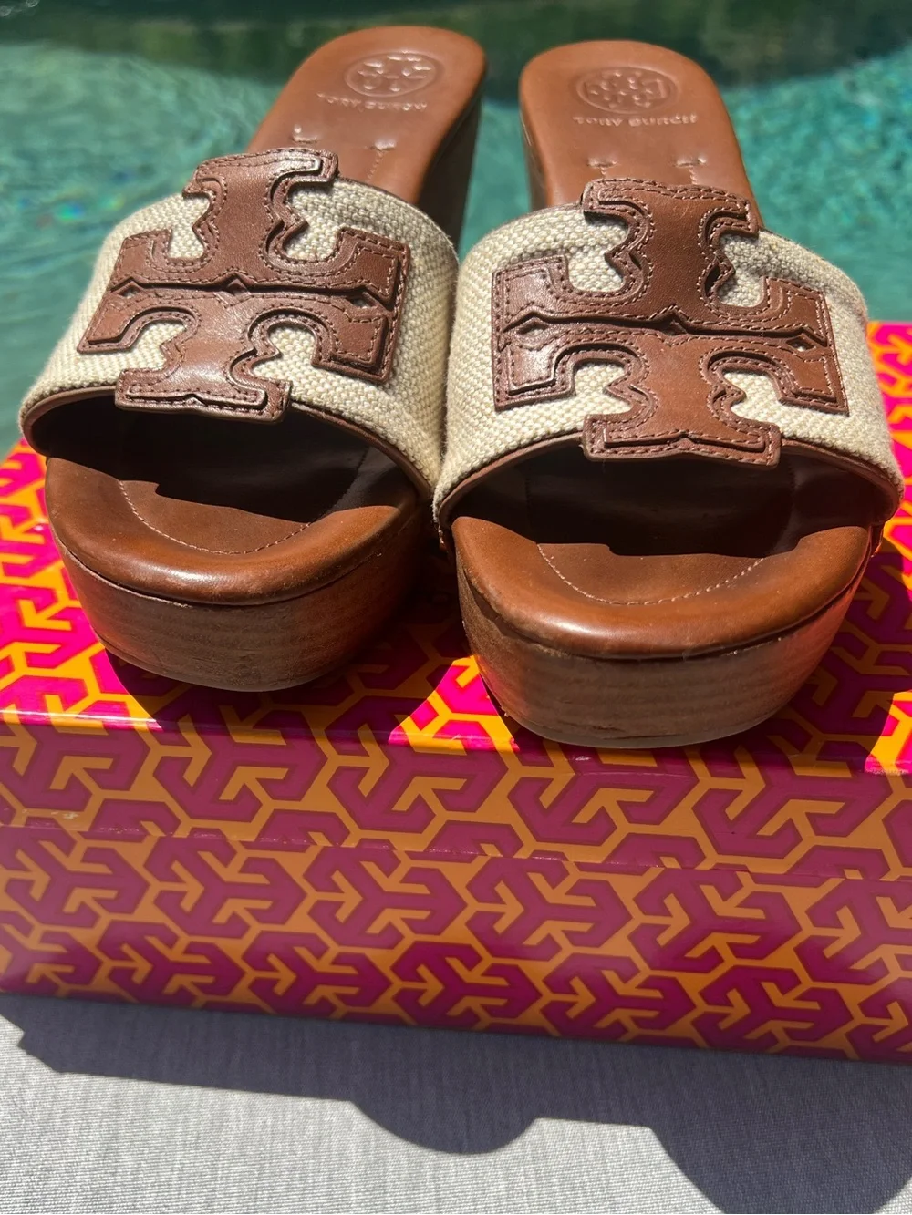 Tory Burch Terri Platform Sandal Size 7.5